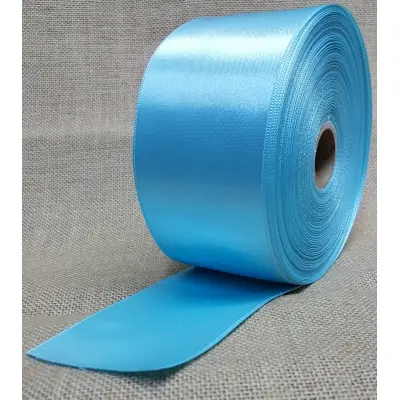 Satin Ribbon 6,5cm Blue